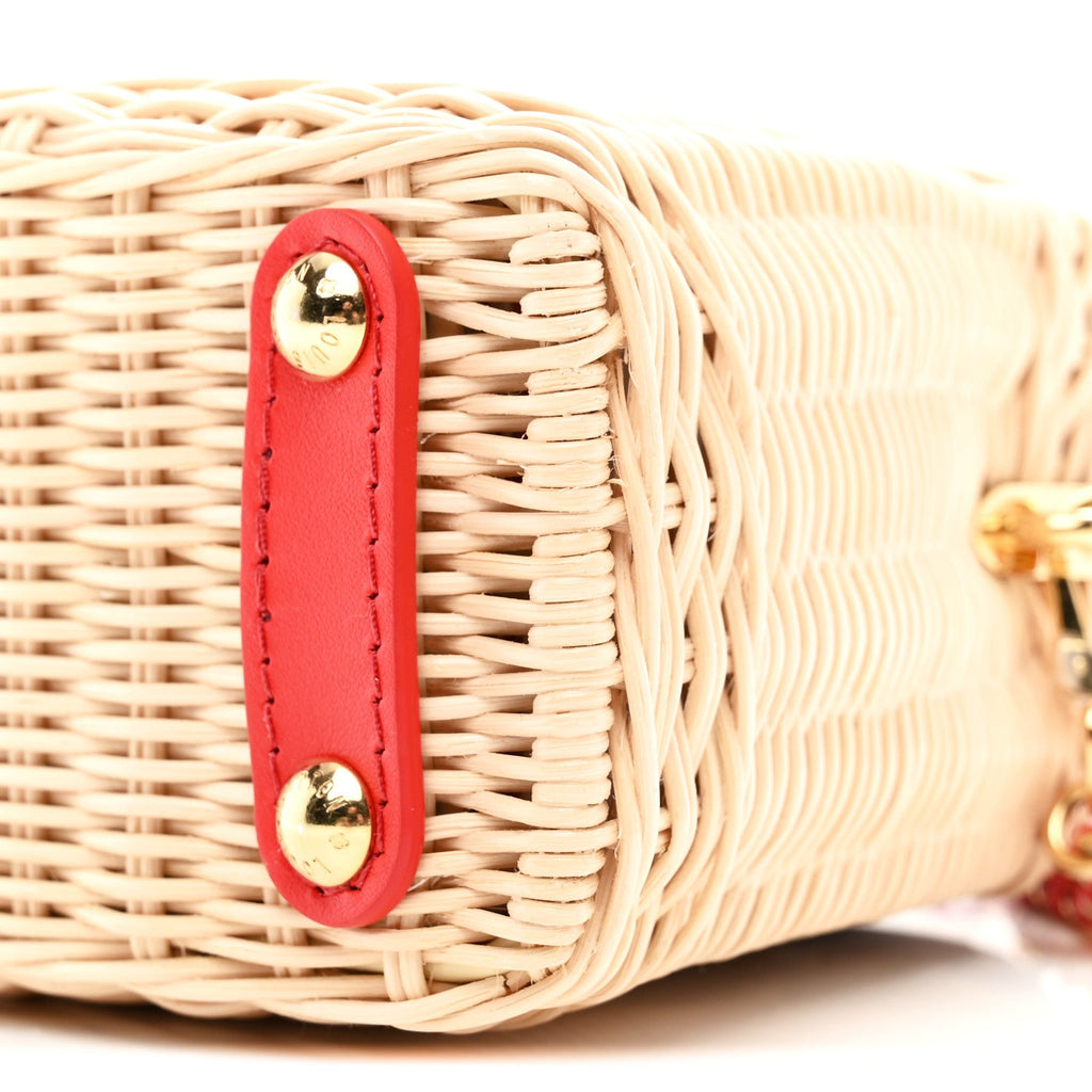 LV X TM Rattan Denim Calfskin Cerises Capucines Mini £¨ Direct shipment via from wholesalehk.shop