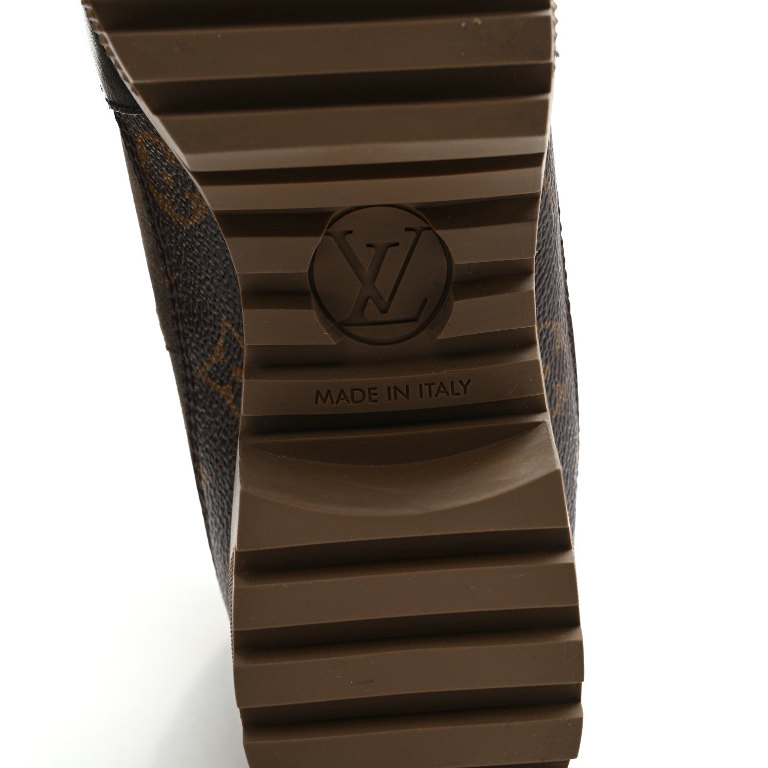 Suede Calfskin Monogram Laureate Platform Desert Boots 36 Taupe £¨ Direct shipment via from wholesalehk.shop