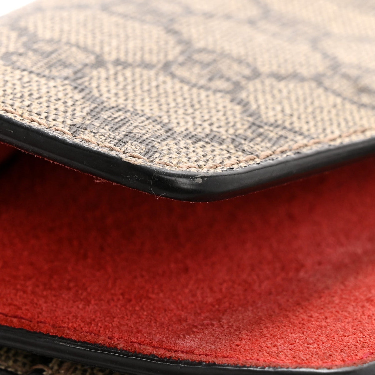 GG Supreme Monogram Suede Mini Dionysus Shoulder Bag Beige Ebony Vulcanic Red wholesalehk.shop
