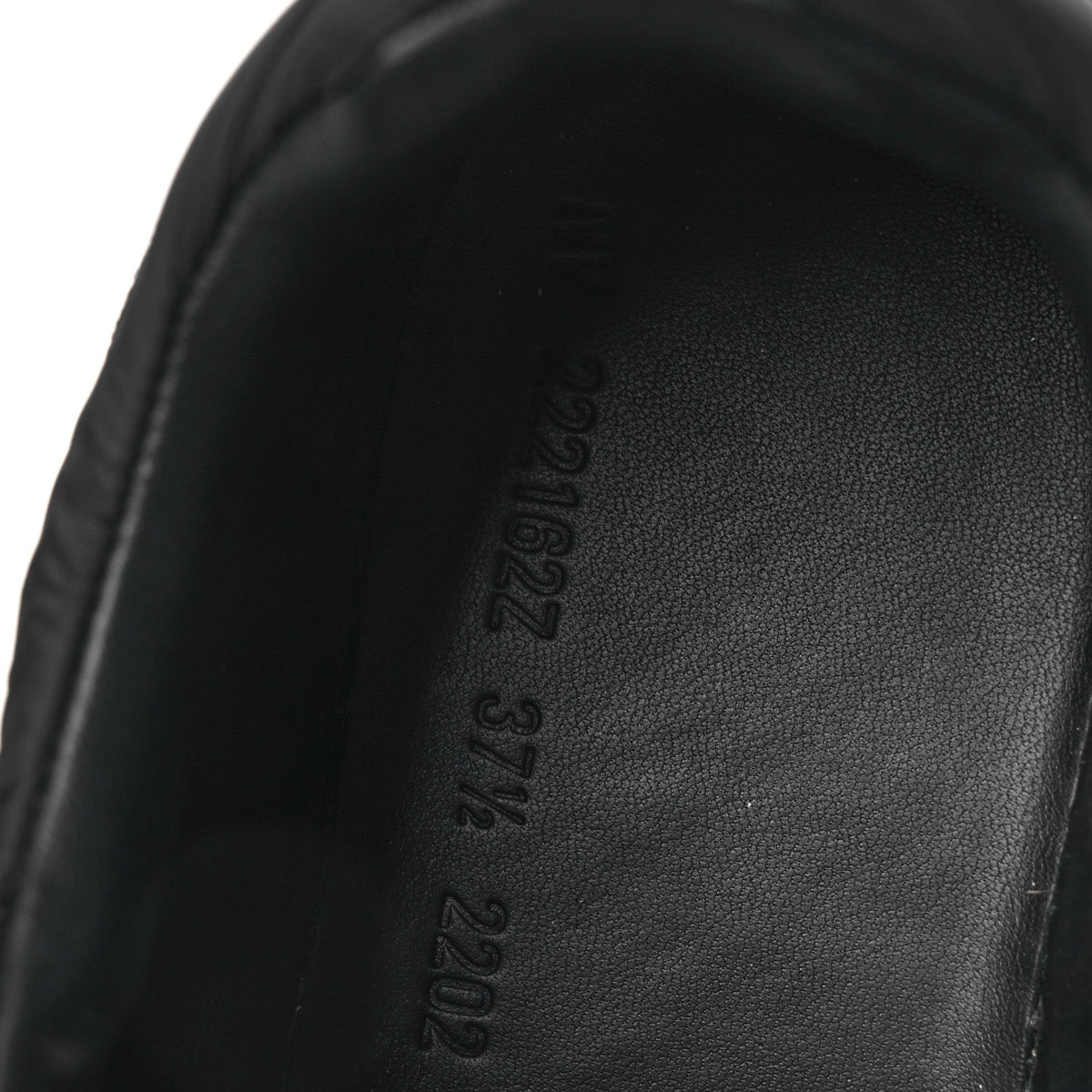 Air Mesh Suede Goatskin Bouncing Sneakers 37.5 Black Orange wholesalehk.shop
