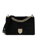 Velvet Small Diorama Flap Bag Black ¡§ Direct shipment via from wholesalehk.shop