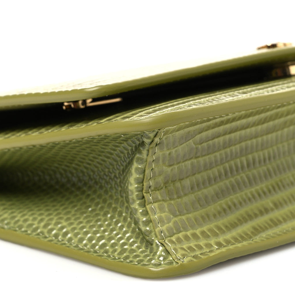 Shiny Lizard Wallet on Chain WOC Green wholesalehk.shop