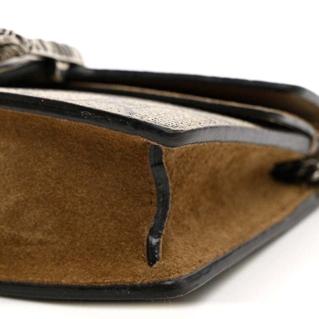 GG Supreme Monogram Super Mini Dionysus Shoulder Bag Taupe wholesalehk.shop