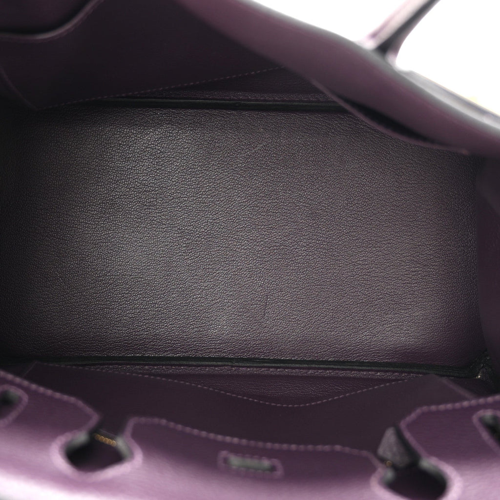 Taurillon Clemence Birkin 30 Raisin £¨ Direct shipment via from wholesalehk.shop