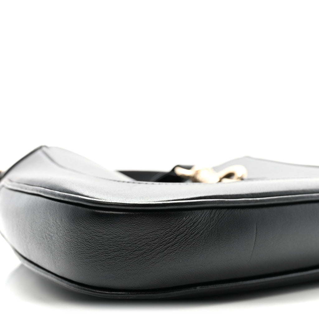 Calfskin Small Jackie Shoulder Bag Black £¨ Direct shipment via from wholesalehk.shop