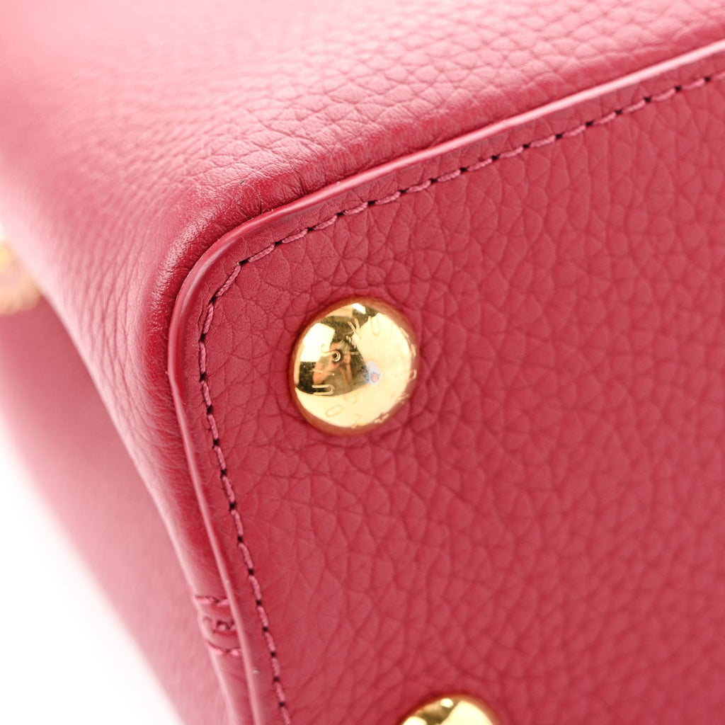 Taurillon Embellished Flower Capucines BB Dark Pink £¨ Direct shipment via from wholesalehk.shop