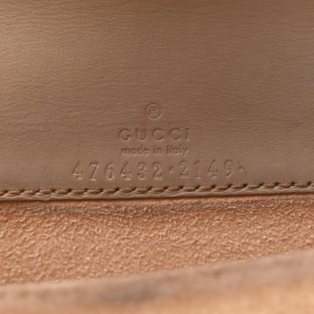 GG Supreme Monogram Super Mini Dionysus Shoulder Bag Taupe wholesalehk.shop