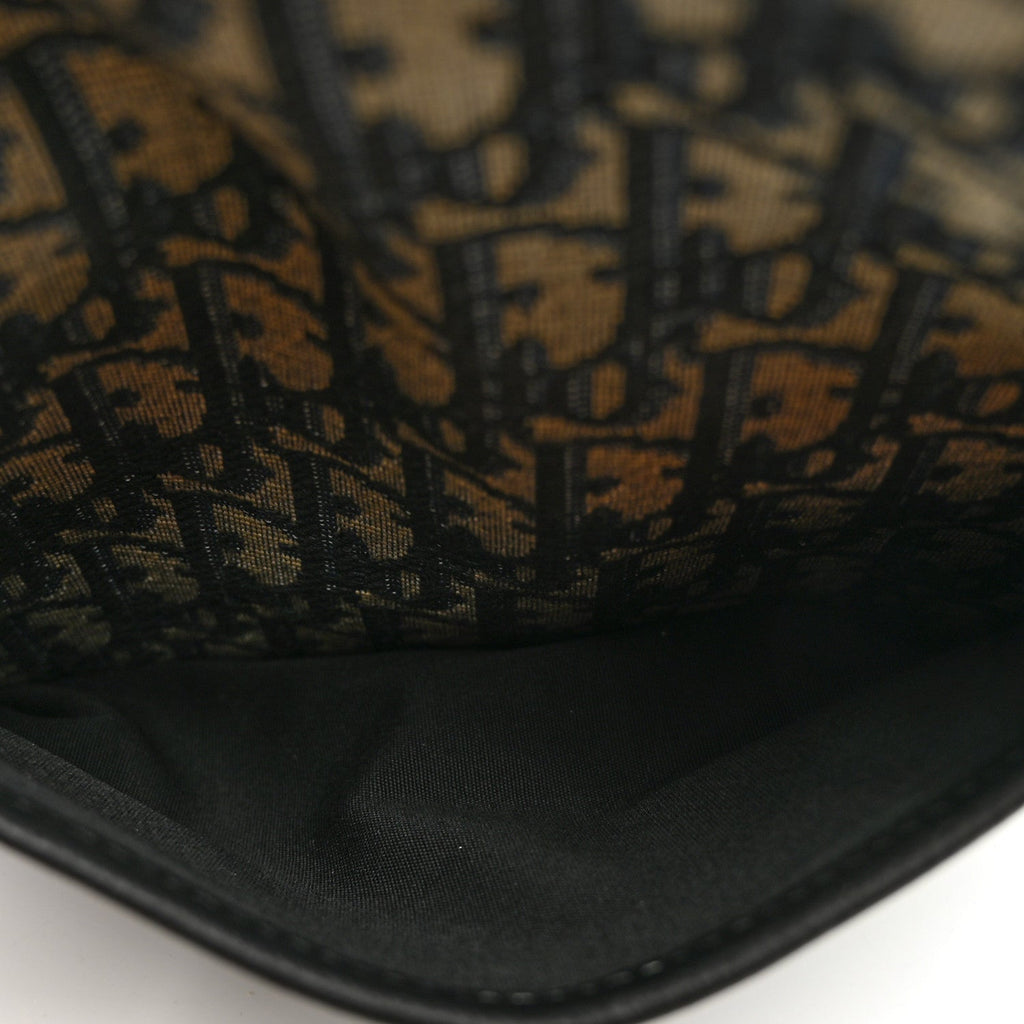 Oblique Jacquard Dior 8 Pouch With Strap Blue Black wholesalehk.shop