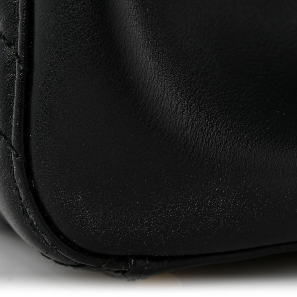 Calfskin Matelasse Small GG Marmont Tote Black wholesalehk.shop