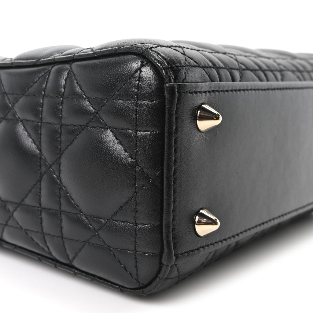 Lambskin Cannage Small My ABCDior Lady Dior Black wholesalehk.shop