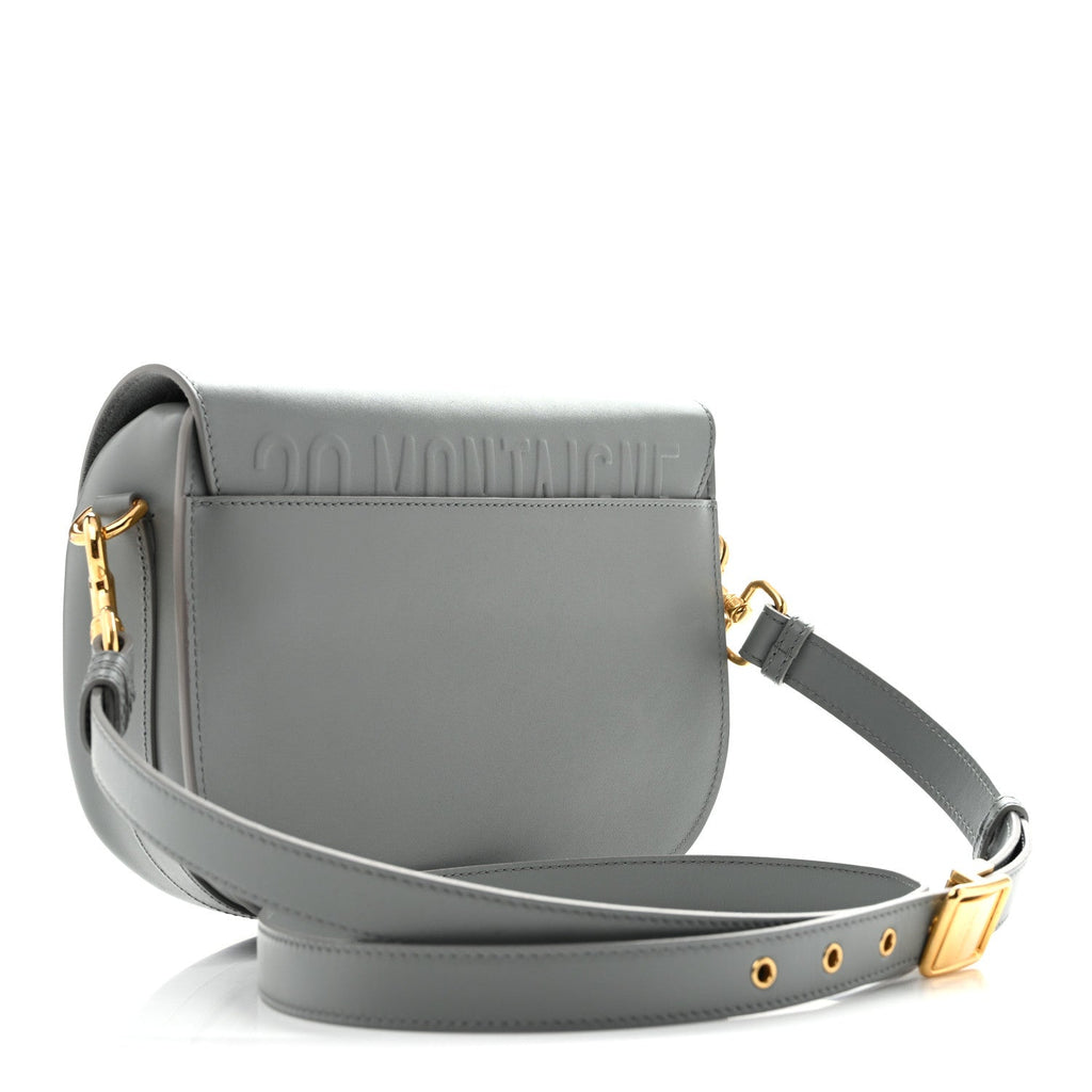 Box Calfskin Medium Bobby Flap Gray wholesalehk.shop