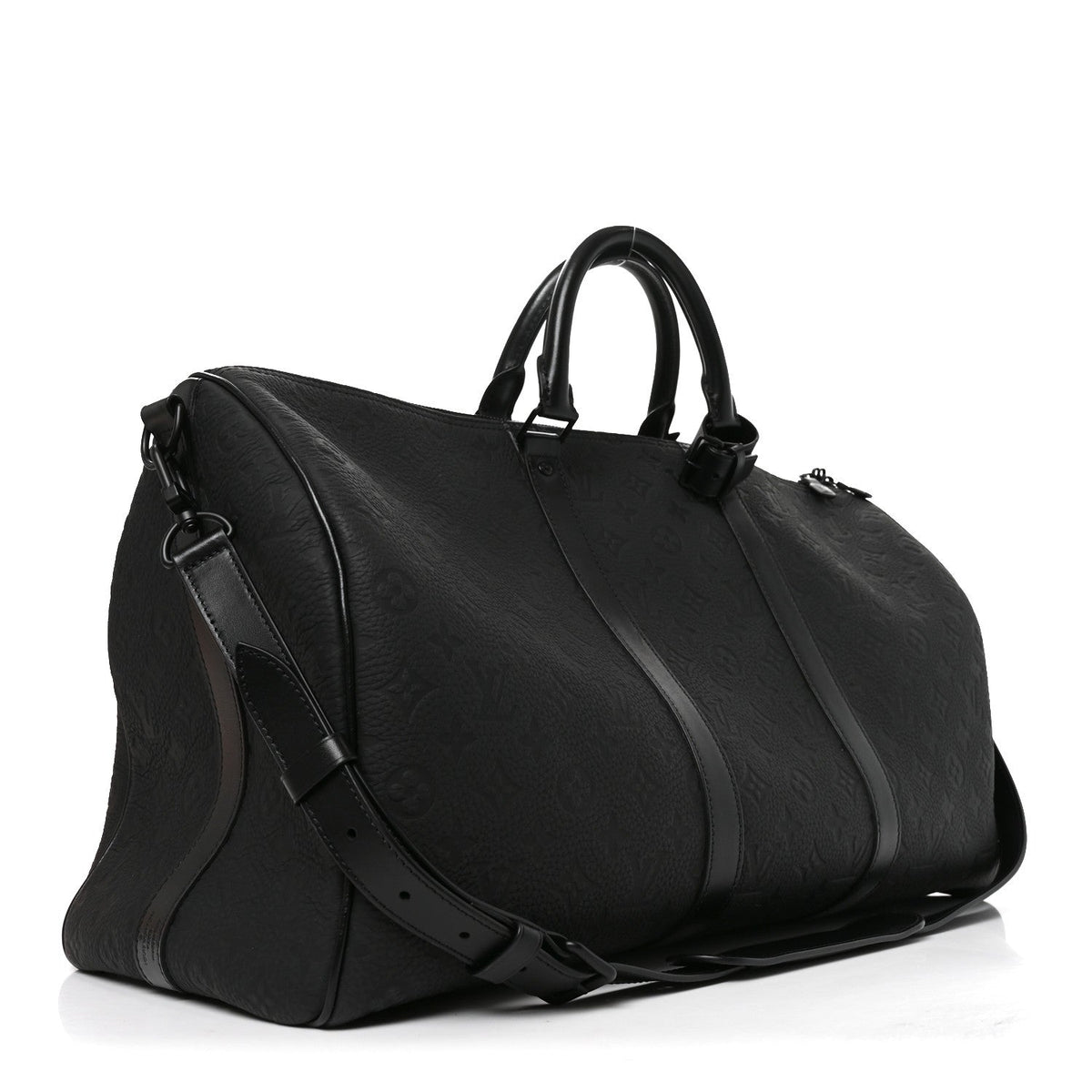 Taurillon Monogram Keepall Bandouliere 50 Black wholesalehk.shop