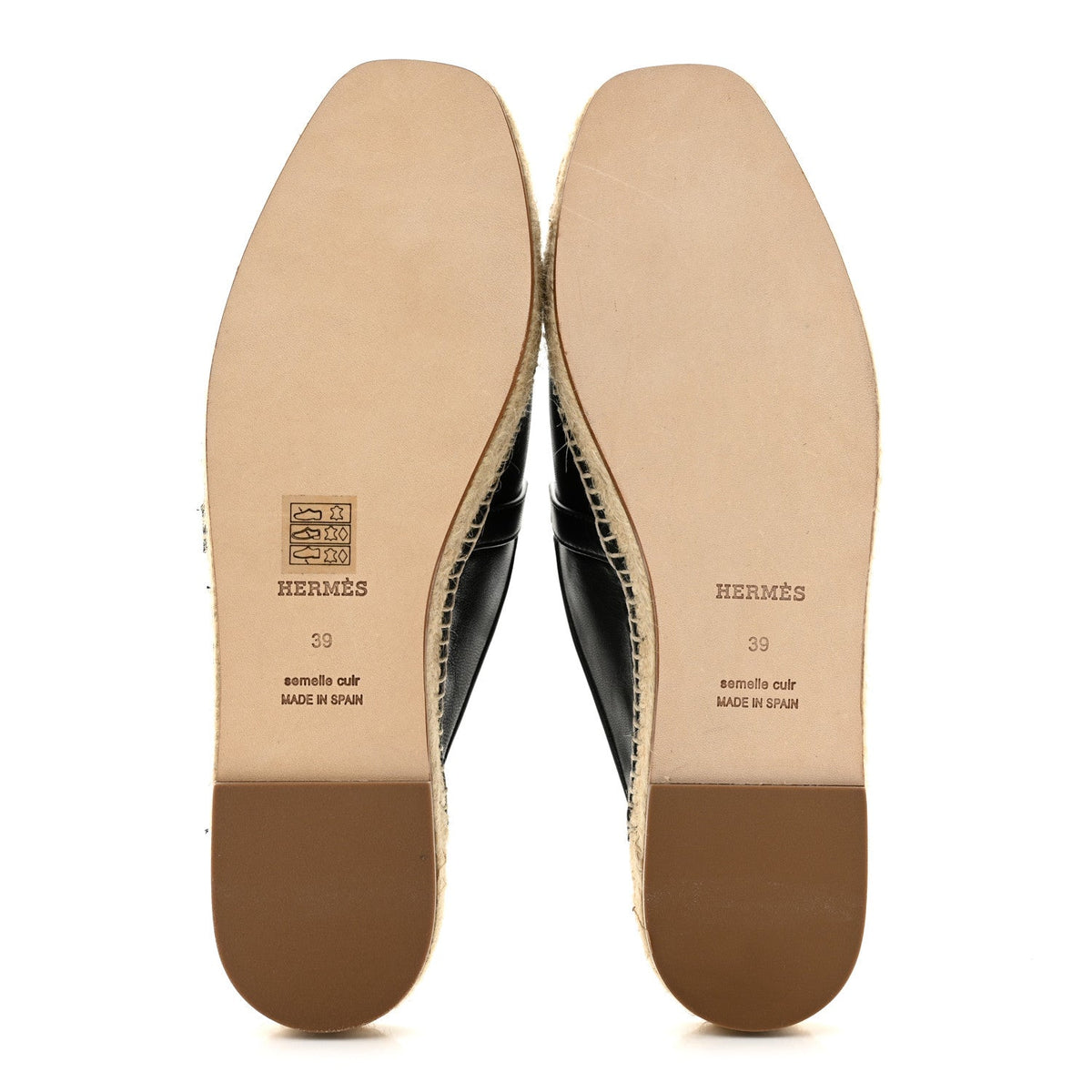 Goatskin Feria Espadrille 39 Black wholesalehk.shop