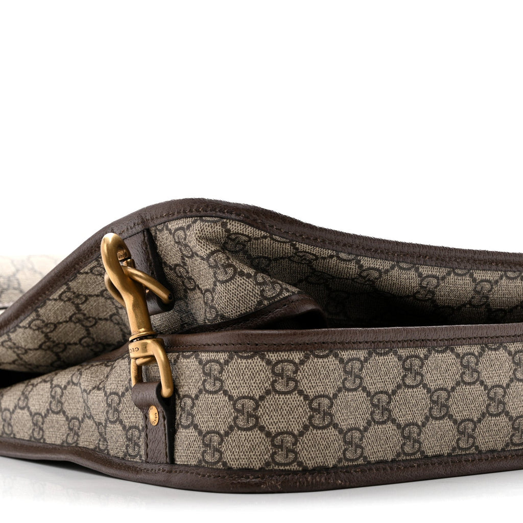 GG Supreme Monogram Textured Dollar Calfskin Web Ophidia Savoy Garment Bag Beige Ebony New Acero wholesalehk.shop