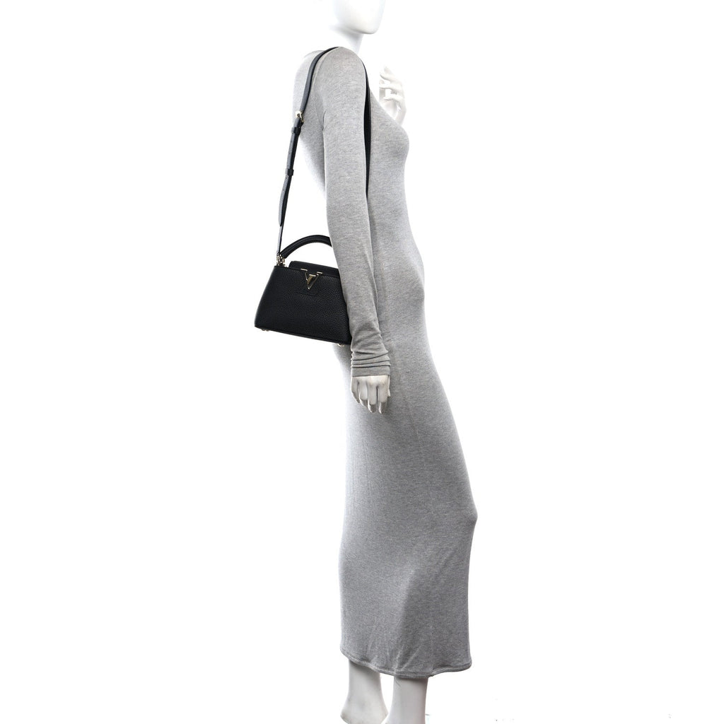 Taurillon Mini Capucines Black £¨ Direct shipment via from wholesalehk.shop