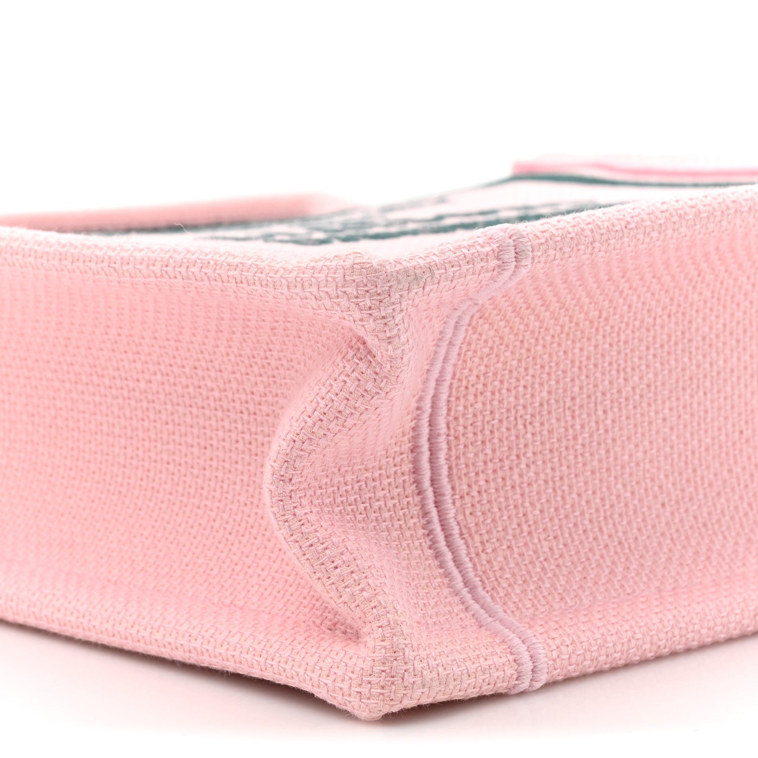 Canvas Embroidered Book Cover Mini Book Tote Pink Green £¨ Direct shipment via from wholesalehk.shop