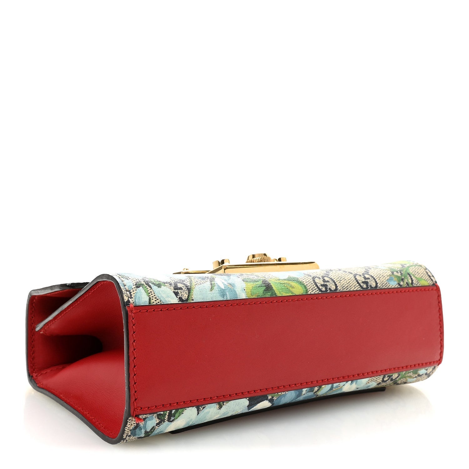 GG Supreme Monogram Blooms Small Padlock Shoulder Bag Beige Blue Navy Hibiscus Red £¨ Direct shipment via from wholesalehk.shop
