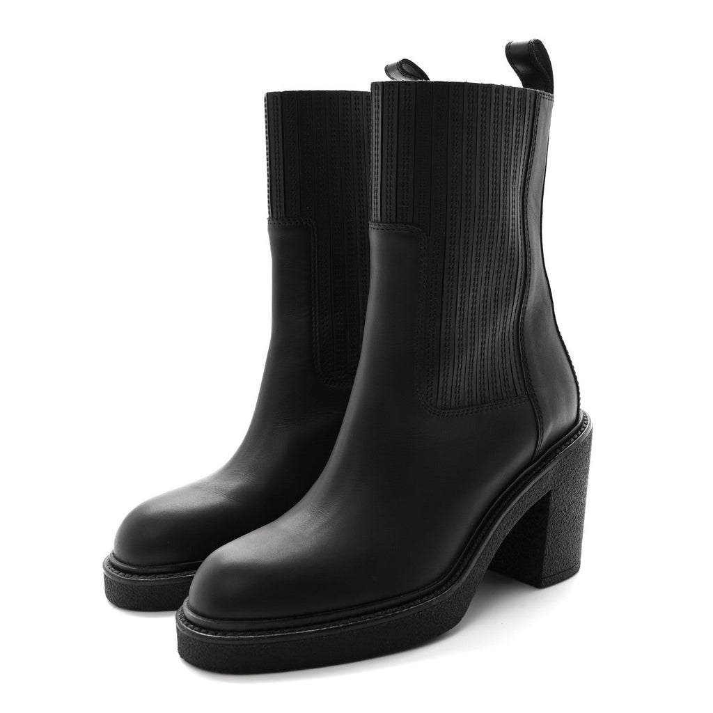 Calfskin Donia 70 Ankle Boots 36 Black wholesalehk.shop