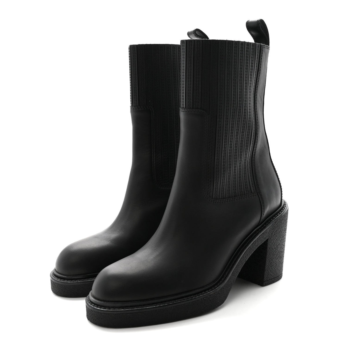 Calfskin Donia 70 Ankle Boots 36 Black wholesalehk.shop