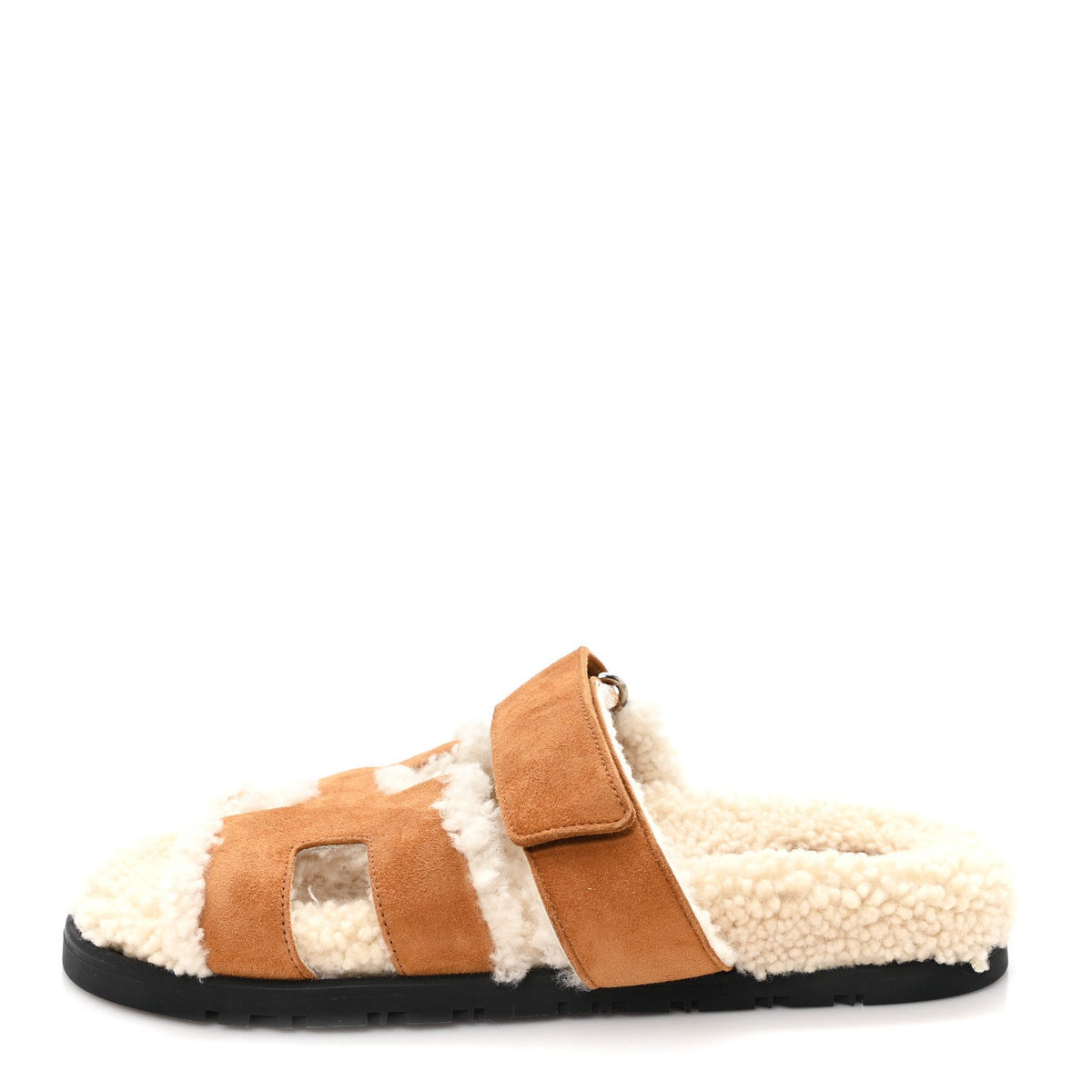 Suede Goatskin Woolskin Womens Chypre Sandals 36.5 Naturel Ecru wholesalehk.shop