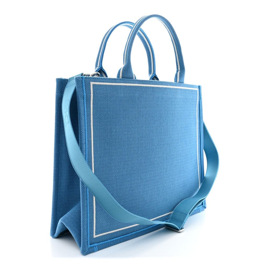 Cotton Toile De Jouy Oblique Embroidered Ulysses Dior Medium Book Tote With Strap Light Blue White £¨ Direct shipment via from wholesalehk.shop