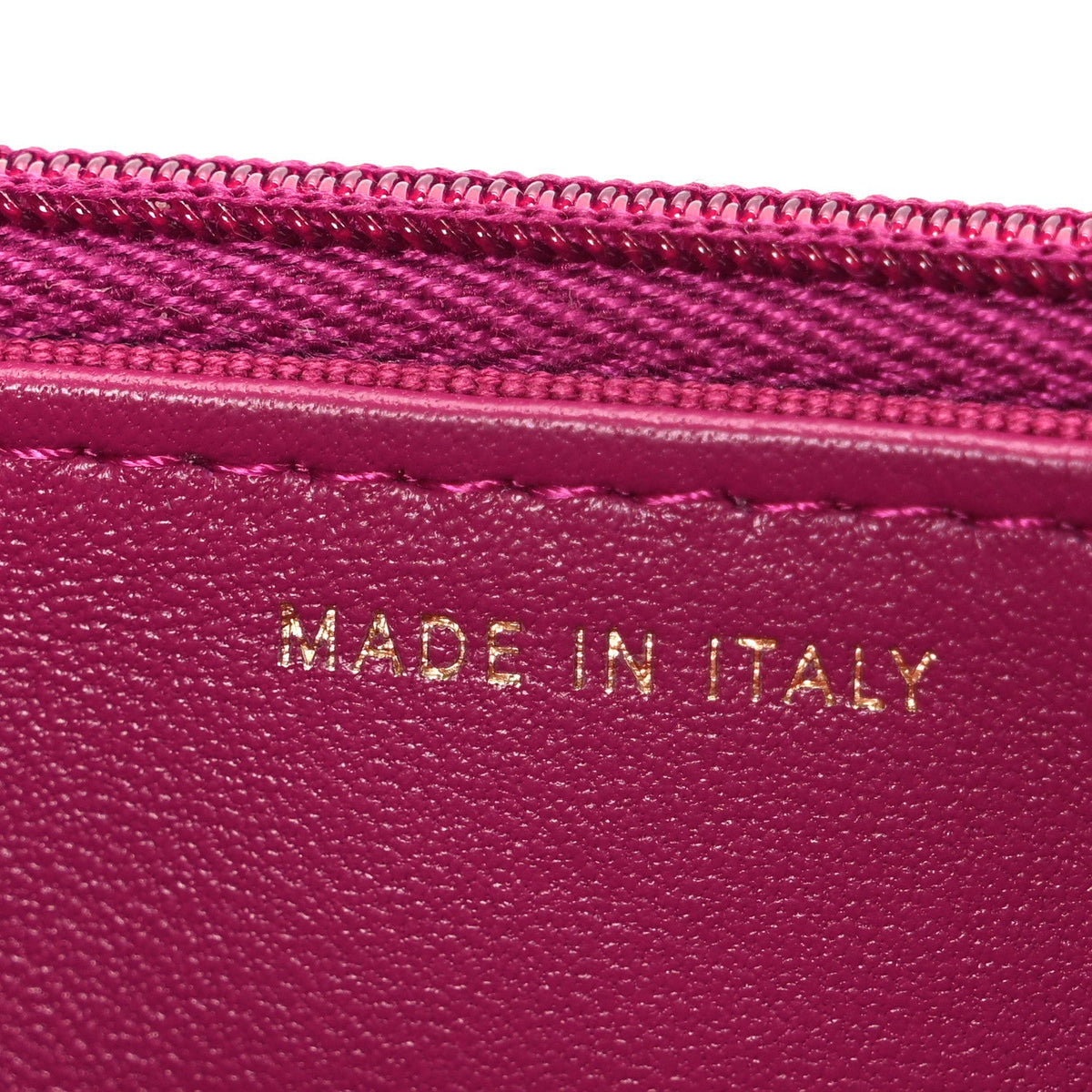 Tweed Quilted Wallet On Chain WOC Fuchsia Purple wholesalehk.shop