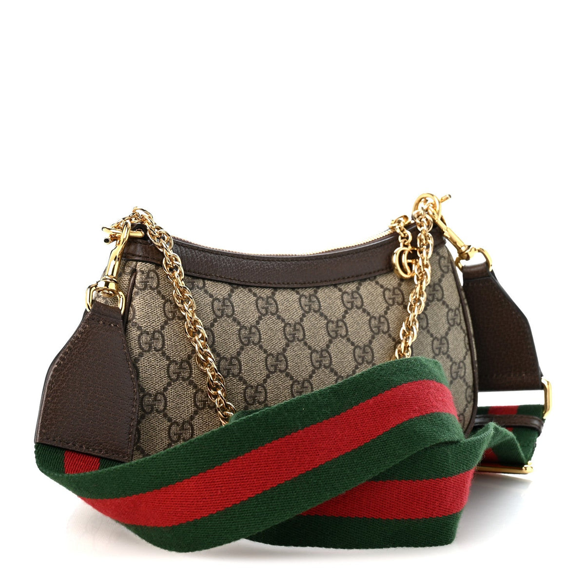 GG Supreme Monogram Textured Dollar Calfskin Web Small Ophidia GG Handbag Beige Ebony New Acero Beige Ebony New Acero Beige Ebony New Acero wholesalehk.shop