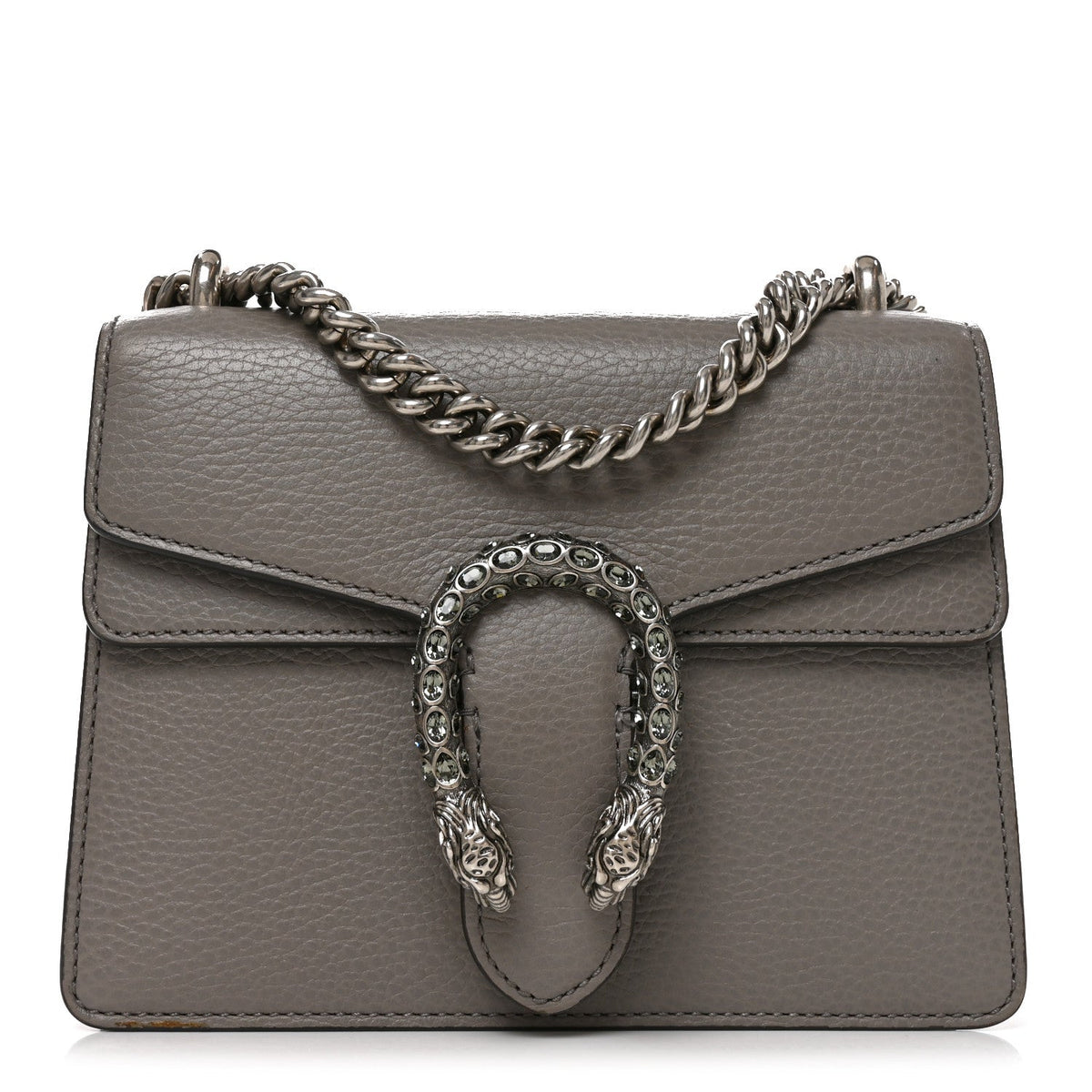 Calfskin Mini Dionysus Shoulder Bag Dusty Grey wholesalehk.shop
