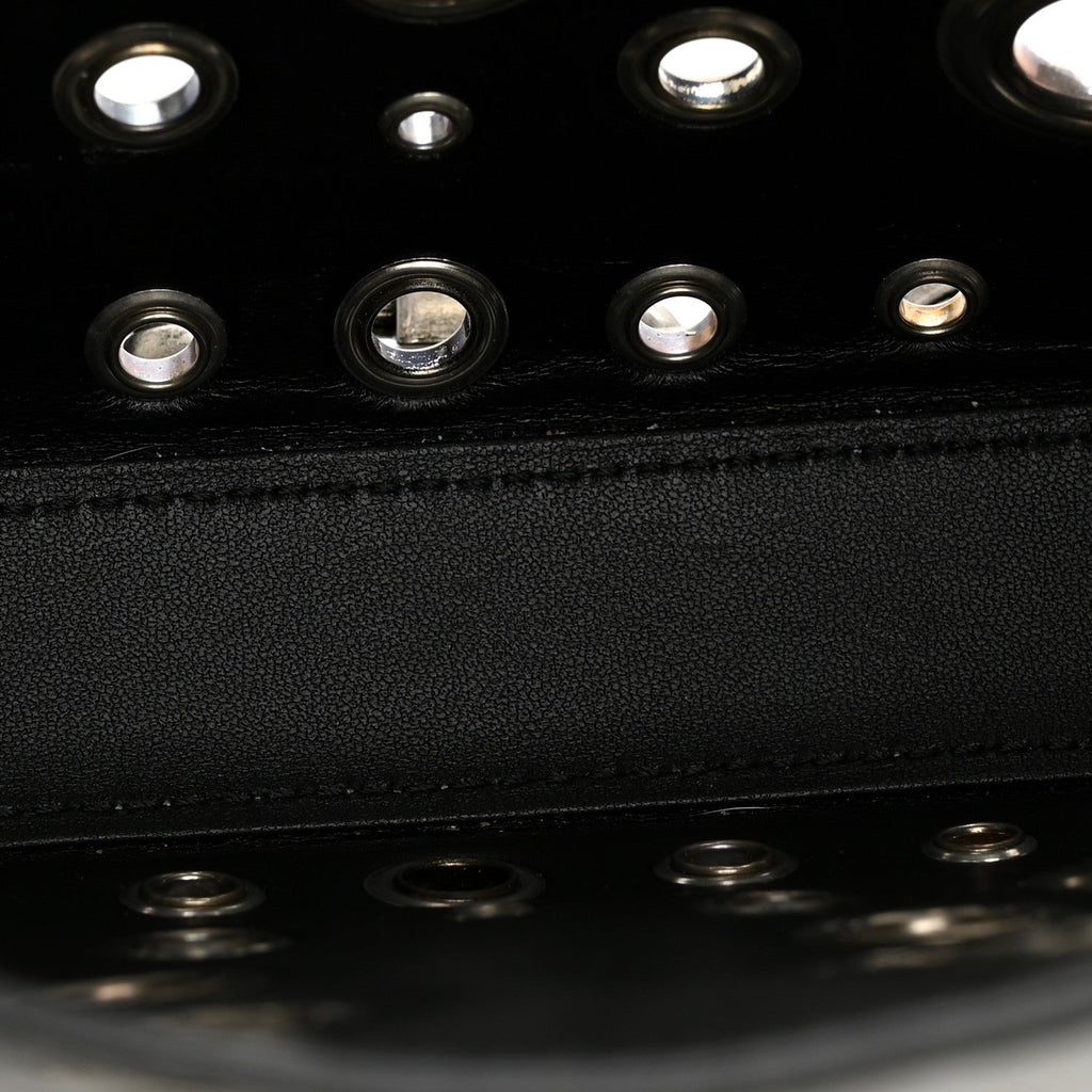 Calfskin Ha Ha Ha Jackie 1961 Eyelet Hobo Black £¨ Direct shipment via from wholesalehk.shop