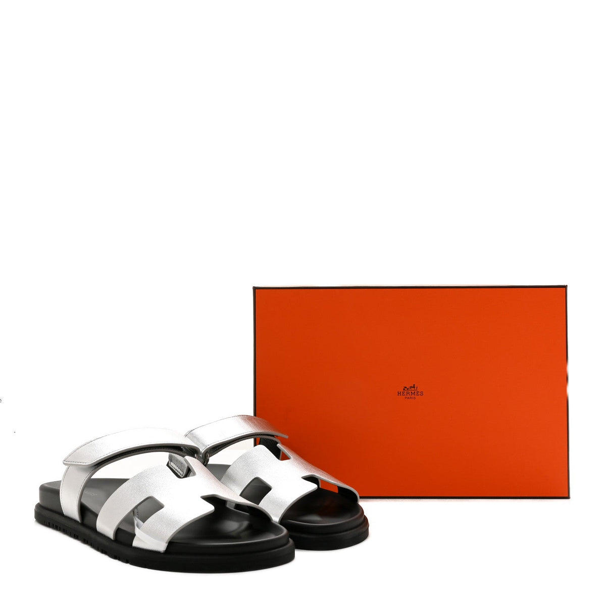 Metallic Goatskin Womens Chypre Sandals 40 Argent wholesalehk.shop
