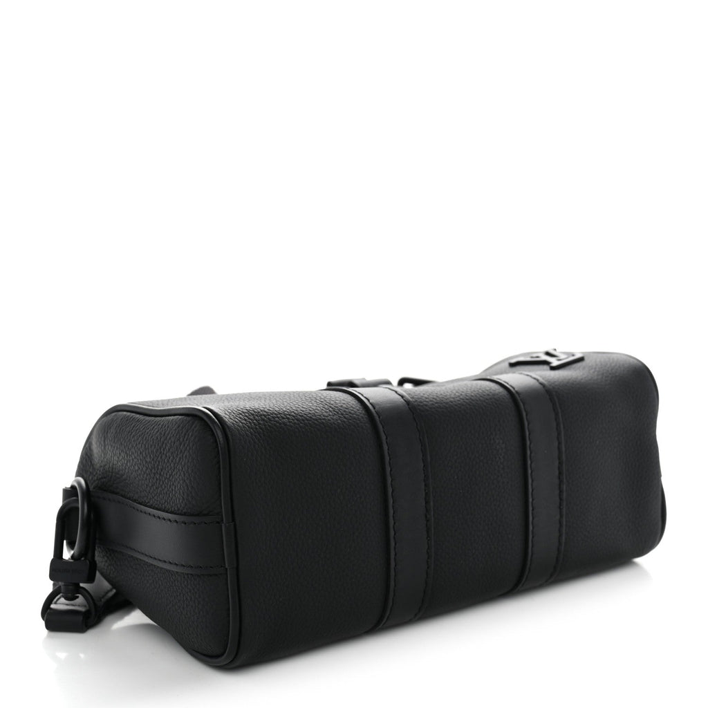 Grained Calfskin Aerogram Keepall XS Black wholesalehk.shop