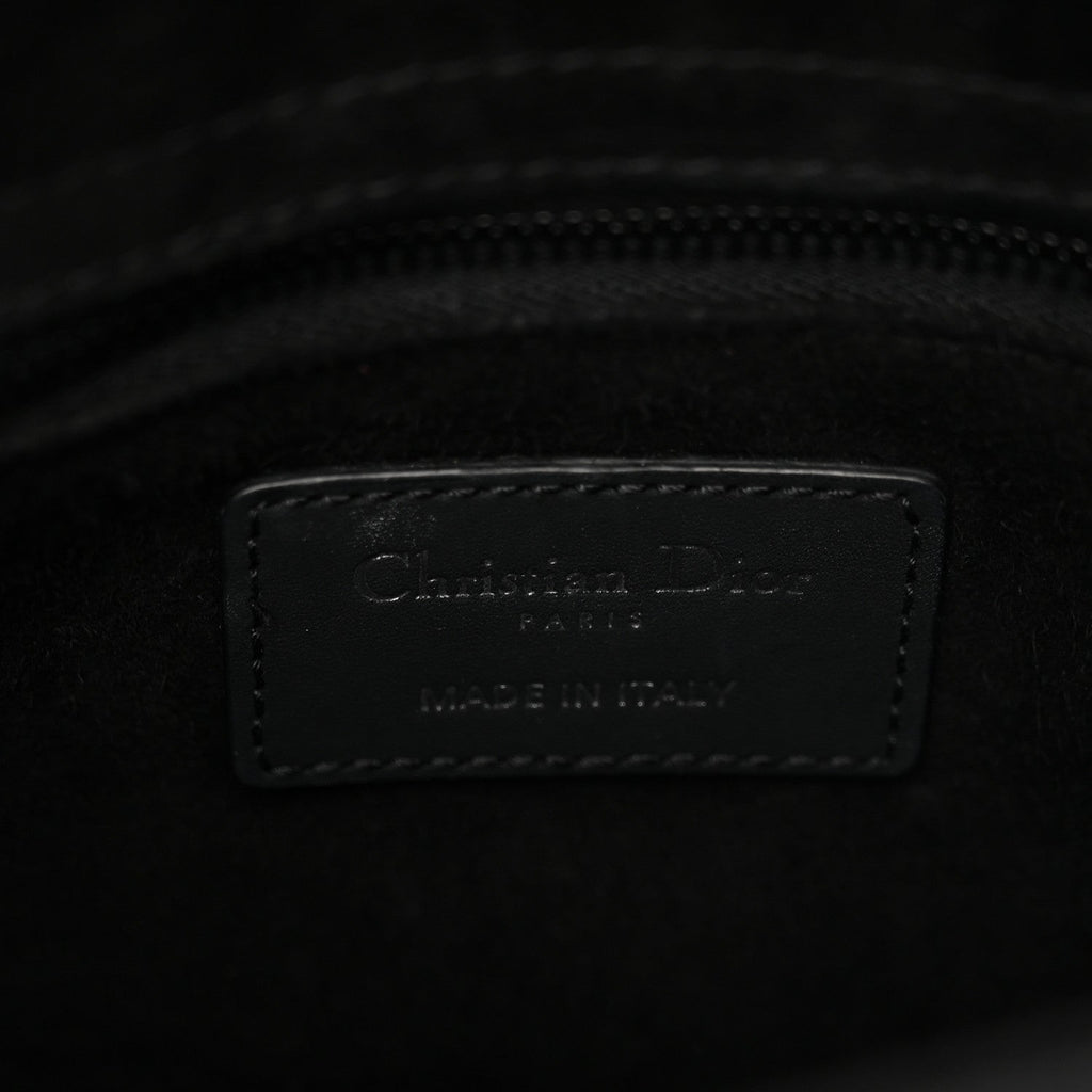 Ultra Matte Calfskin Cannage Small My ABCDior Lady Dior Black wholesalehk.shop
