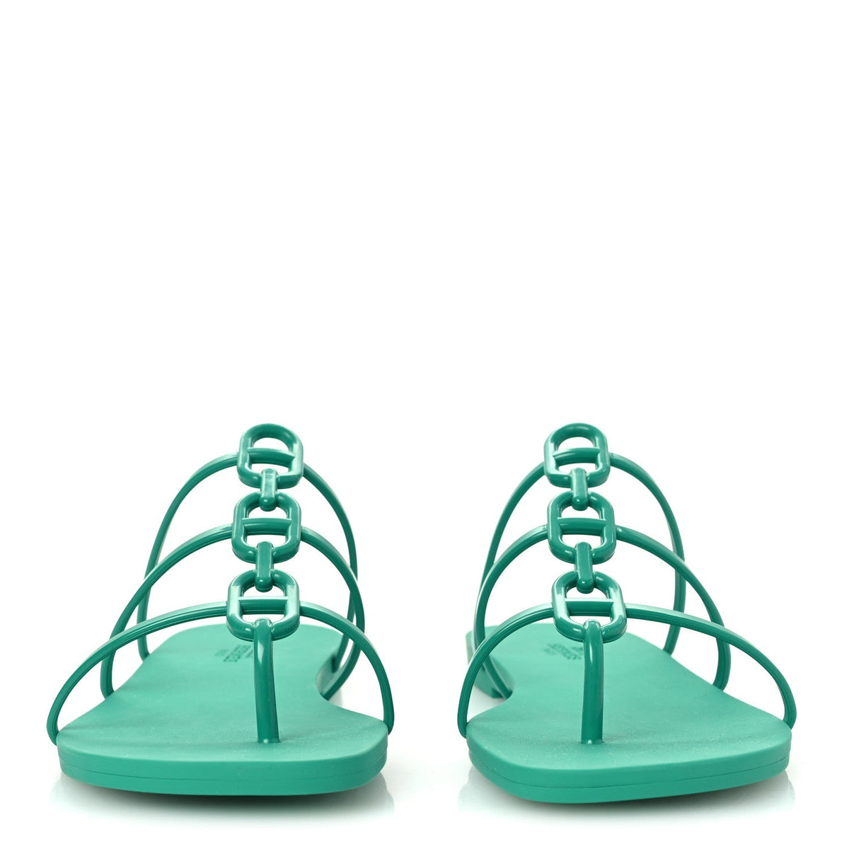 Rubber Womens Mykonos Sandals 37 Vert Tourmaline wholesalehk.shop