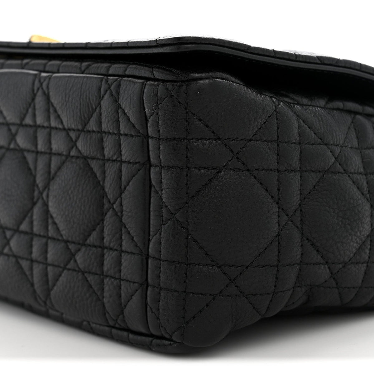 Grained Calfskin Cannage Large Caro Bag Black wholesalehk.shop