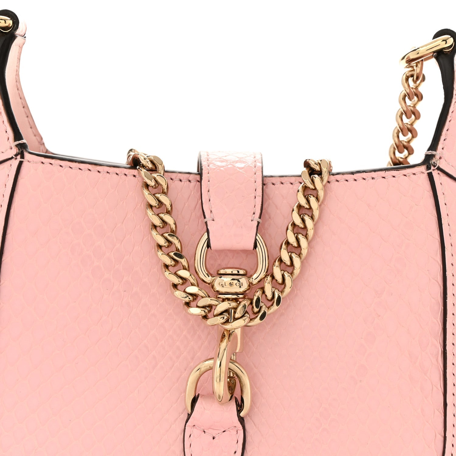 Snakeskin Mini Jackie Notte Bag Pink £¨ Direct shipment via from wholesalehk.shop