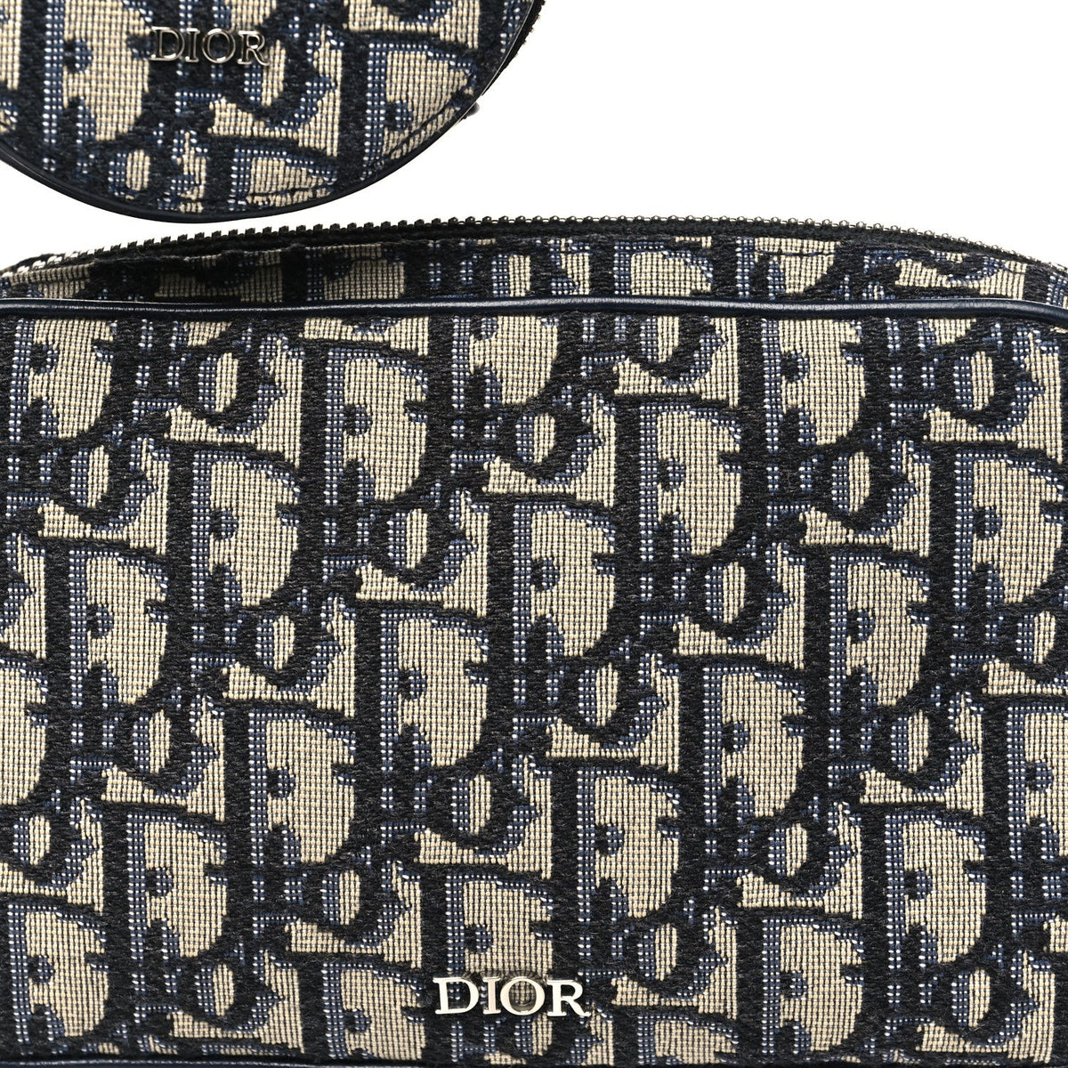 Oblique Calfskin Small Kids' Multifunctional Bag Beige Black wholesalehk.shop