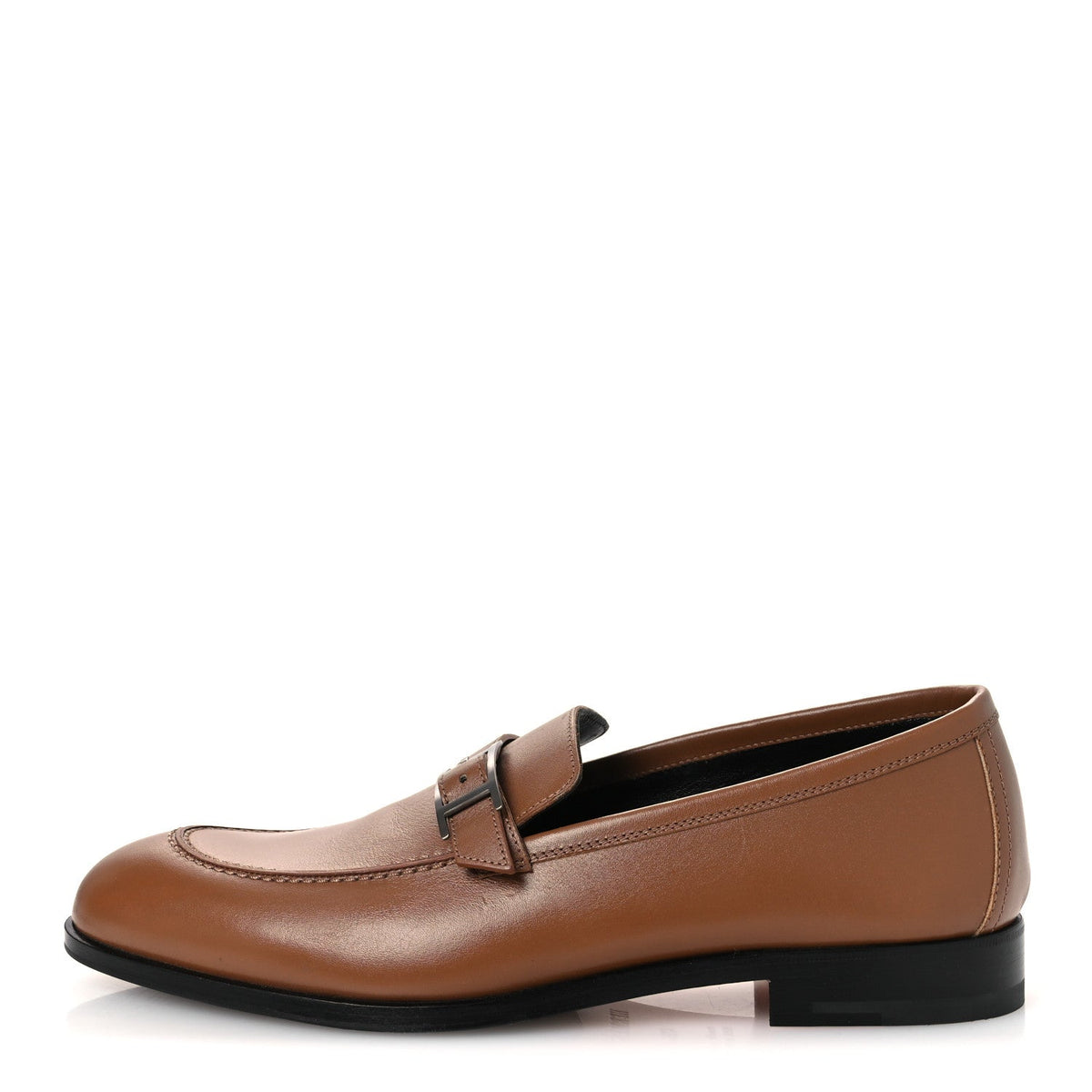 Calfskin Mens Monterey Loafers 41.5 Marron Teck wholesalehk.shop