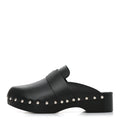 Calfskin Calya Mules 37 Black wholesalehk.shop