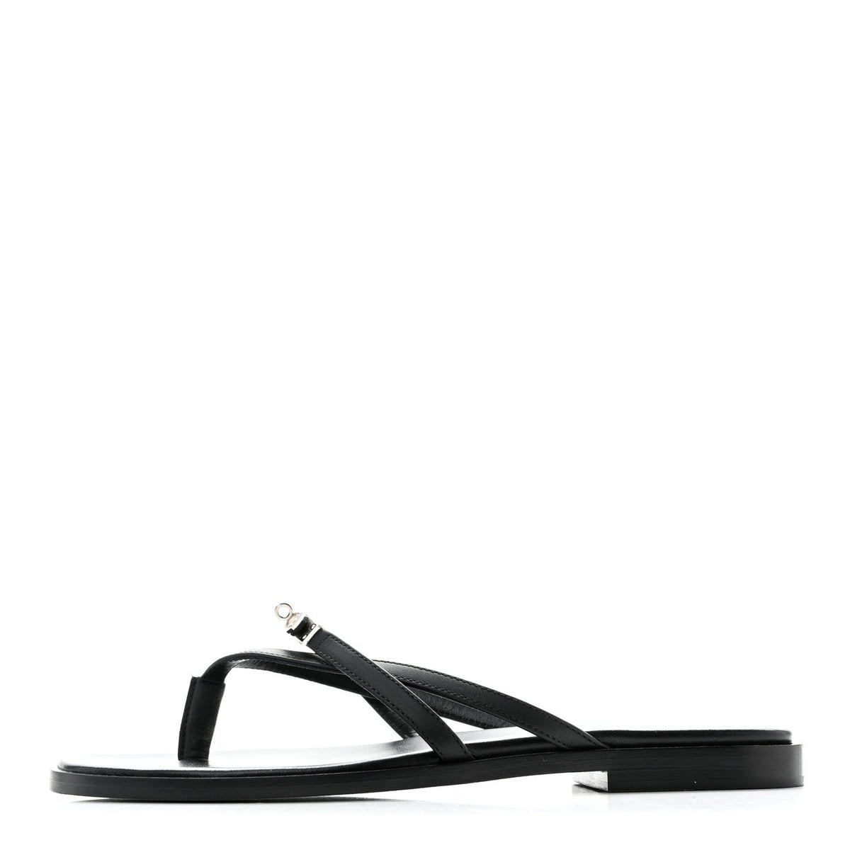 Calfskin Miss Sandals 35 Black wholesalehk.shop