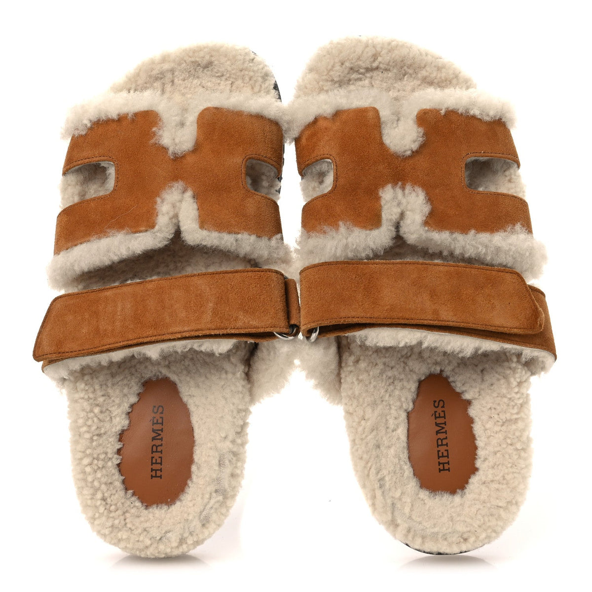 Suede Goatskin Woolskin Womens Chypre Sandals 36.5 Naturel Ecru wholesalehk.shop