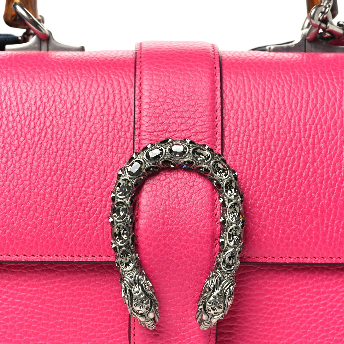 Dollar Calfskin Crystal Web Medium Dionysus Bamboo Top Handle Bag Box Pink Black Diamond wholesalehk.shop