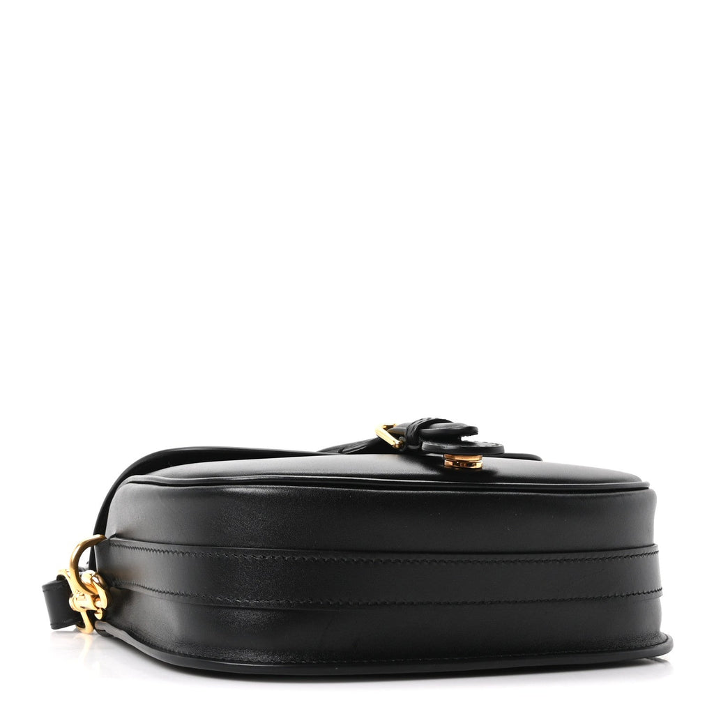 Box Calfskin Medium Bobby Flap Black wholesalehk.shop