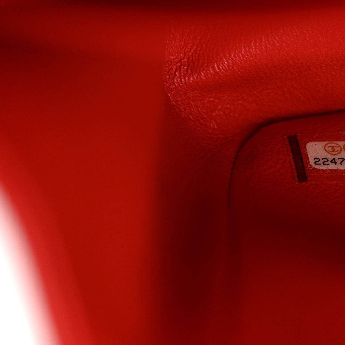 Lambskin Quilted Jumbo Double Flap Red wholesalehk.shop