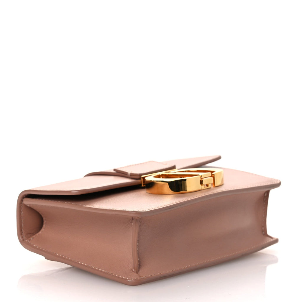 Box Calfskin Micro 30 Montaigne Flap Bag Rose Des Vents wholesalehk.shop