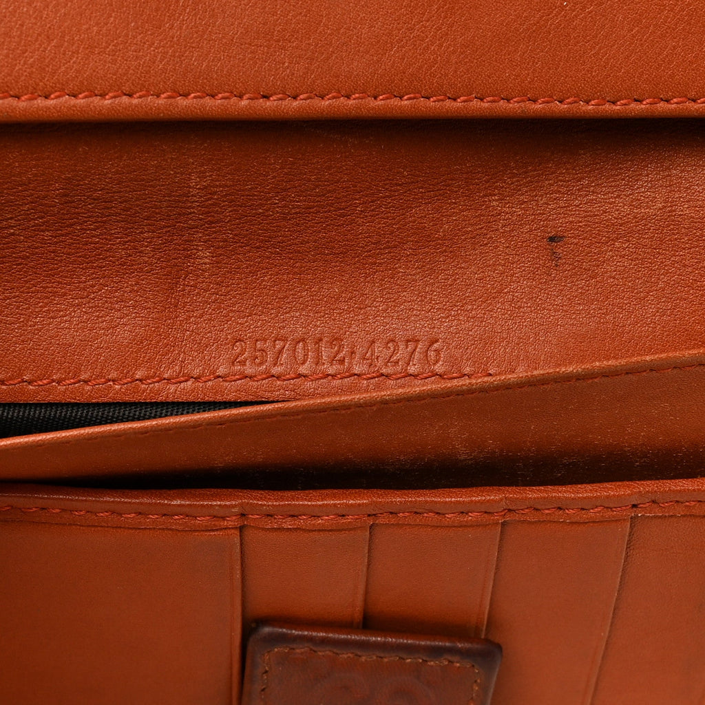 Guccissima Signature Dice Continental Wallet Orange £¨ Direct shipment via from wholesalehk.shop