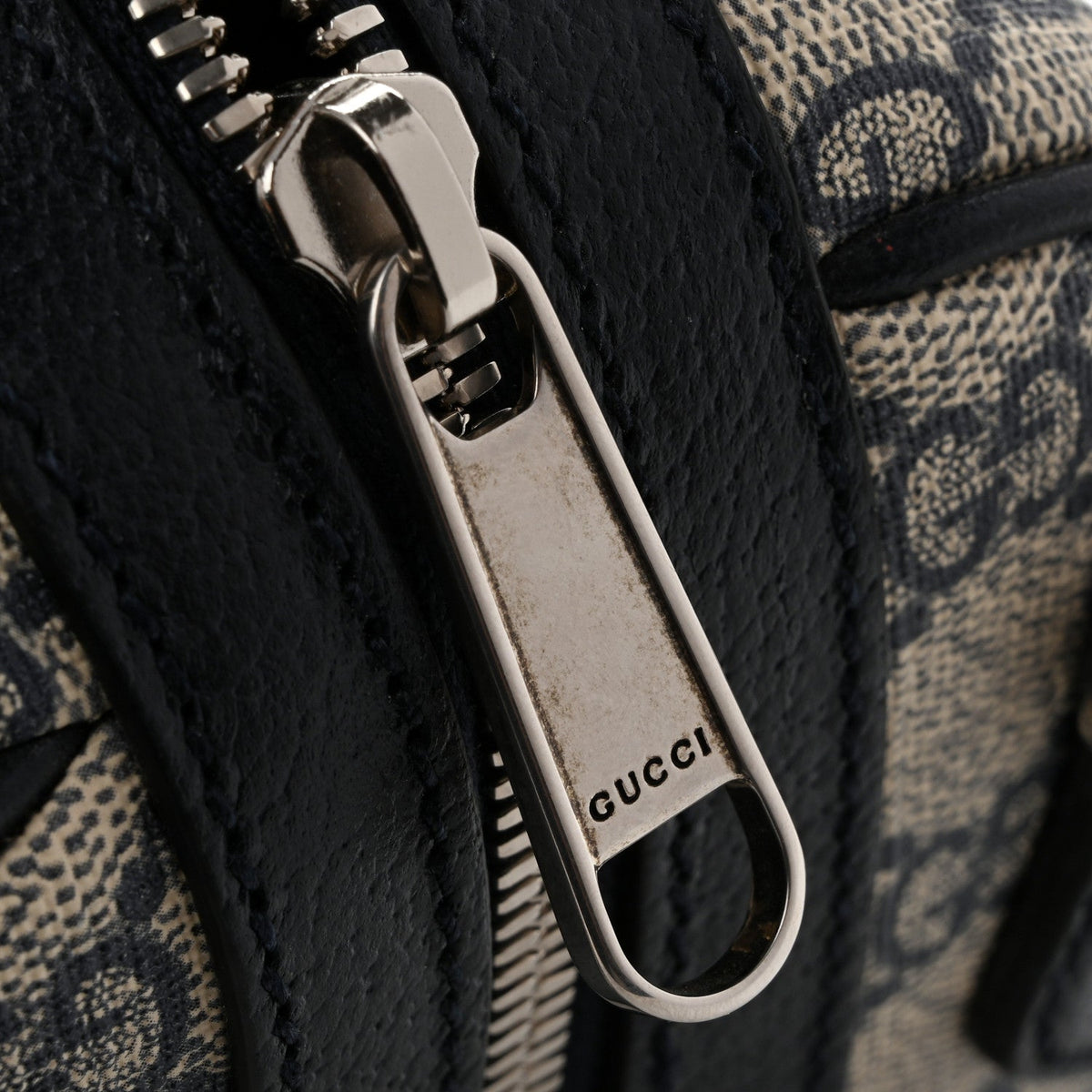 GG Supreme Monogram Web Medium Ophidia Top Handle Bag Beige Blue wholesalehk.shop