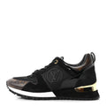 Suede Monogram Run Away Sneakers 37 Black £¨ Direct shipment via from wholesalehk.shop