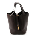 Taurillon Clemence Picotin Lock 18 PM Ebene £¨ Direct shipment via from wholesalehk.shop