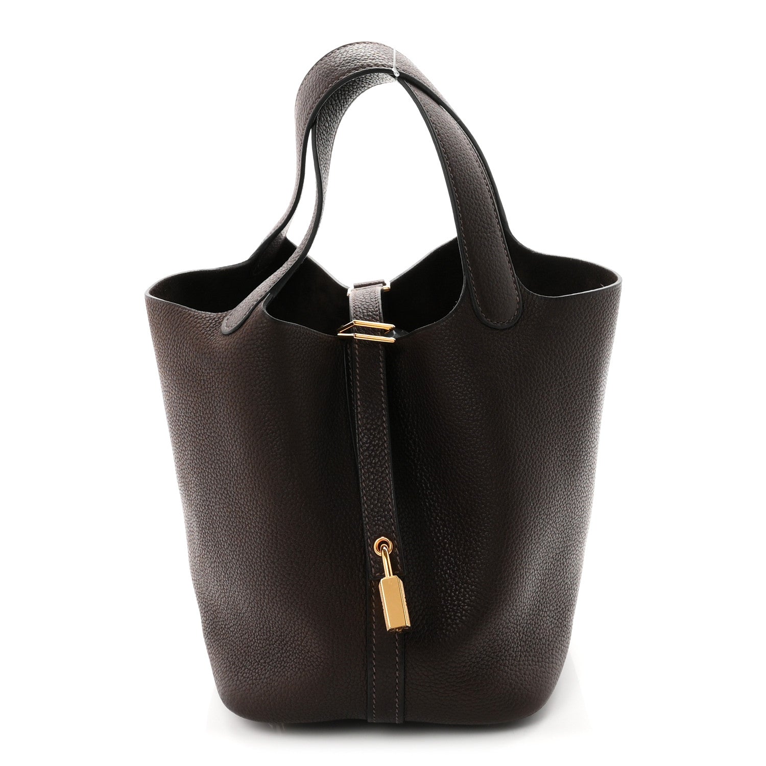 Taurillon Clemence Picotin Lock 18 PM Ebene £¨ Direct shipment via from wholesalehk.shop