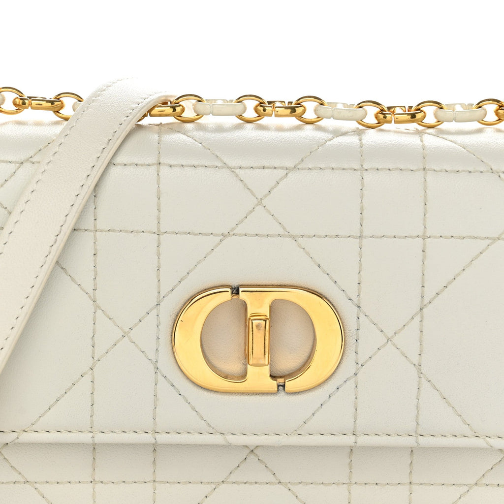 Lambskin Macrocannage Mini Miss Caro Bag Latte wholesalehk.shop